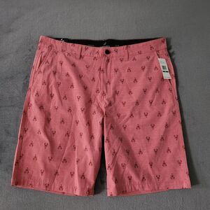 Atlantis Mens Shorts Size 38 Hybrid Performance Stretch Lobster Quick Dry NWT